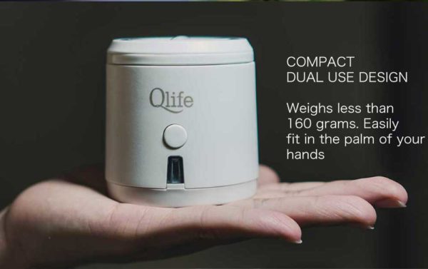 lightweight q-cup in hand