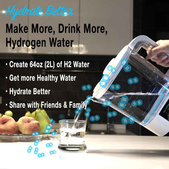 H2 Hydrate Pitcher Hydrogen Water Generator - Image 9